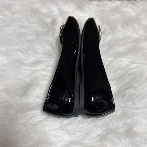 SO Emmaline Women's Black Patent Ballet Flats Size 8 NEW - Picture 6 of 10